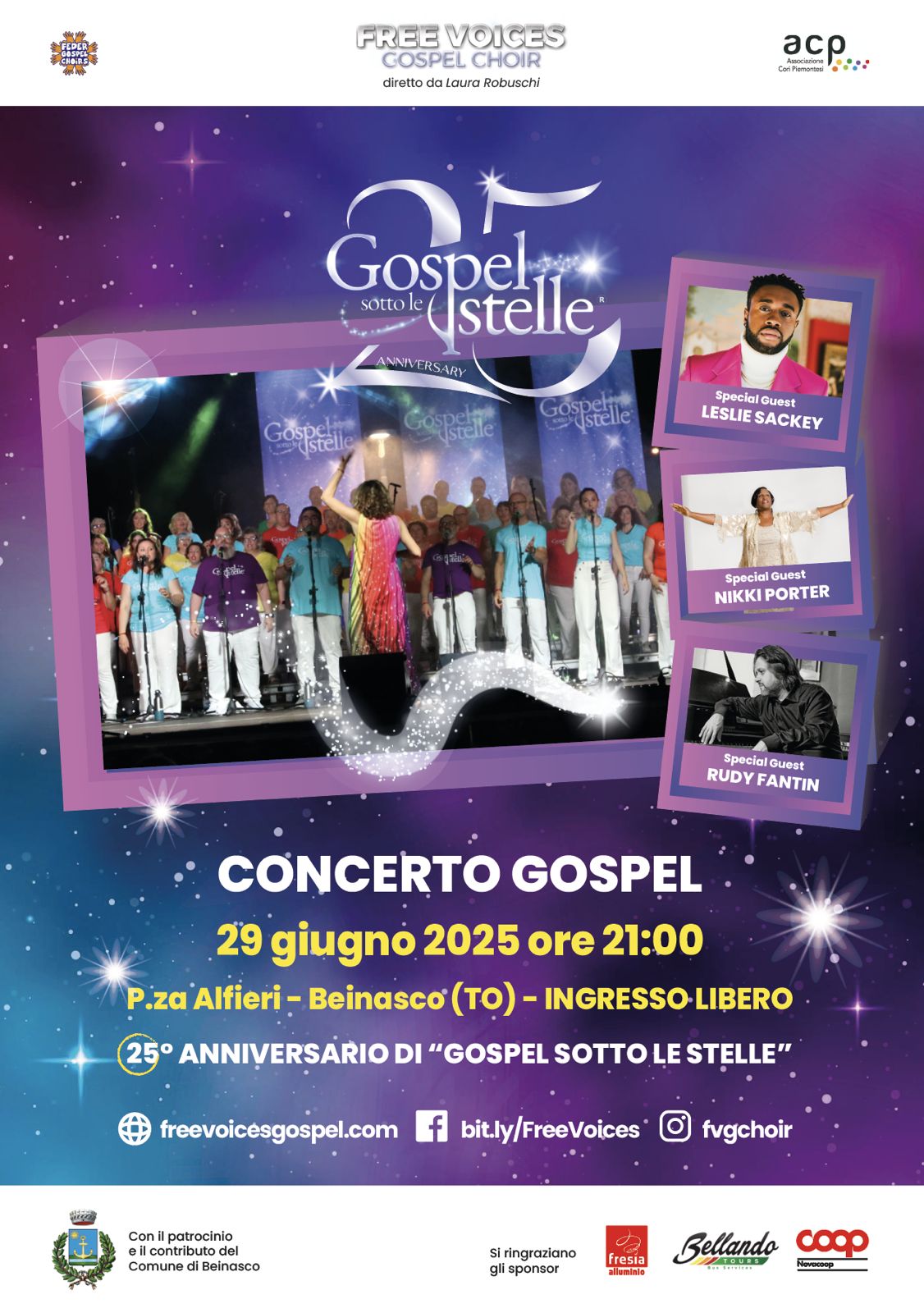 Manifesto Gospel Sotto Le stelle 2025